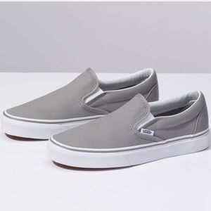 Gray slip-on Vans !